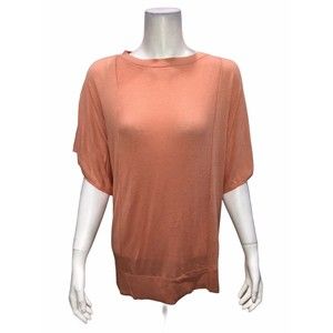 H by Halston Bateau Neck Short Sleeve Sweater with Crossover Back X-Large Size